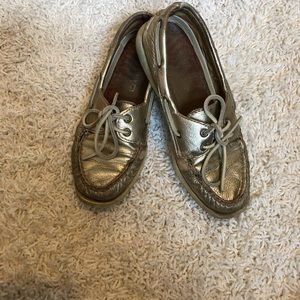 J.Crew X Sperry Boat Shoes: Champagne